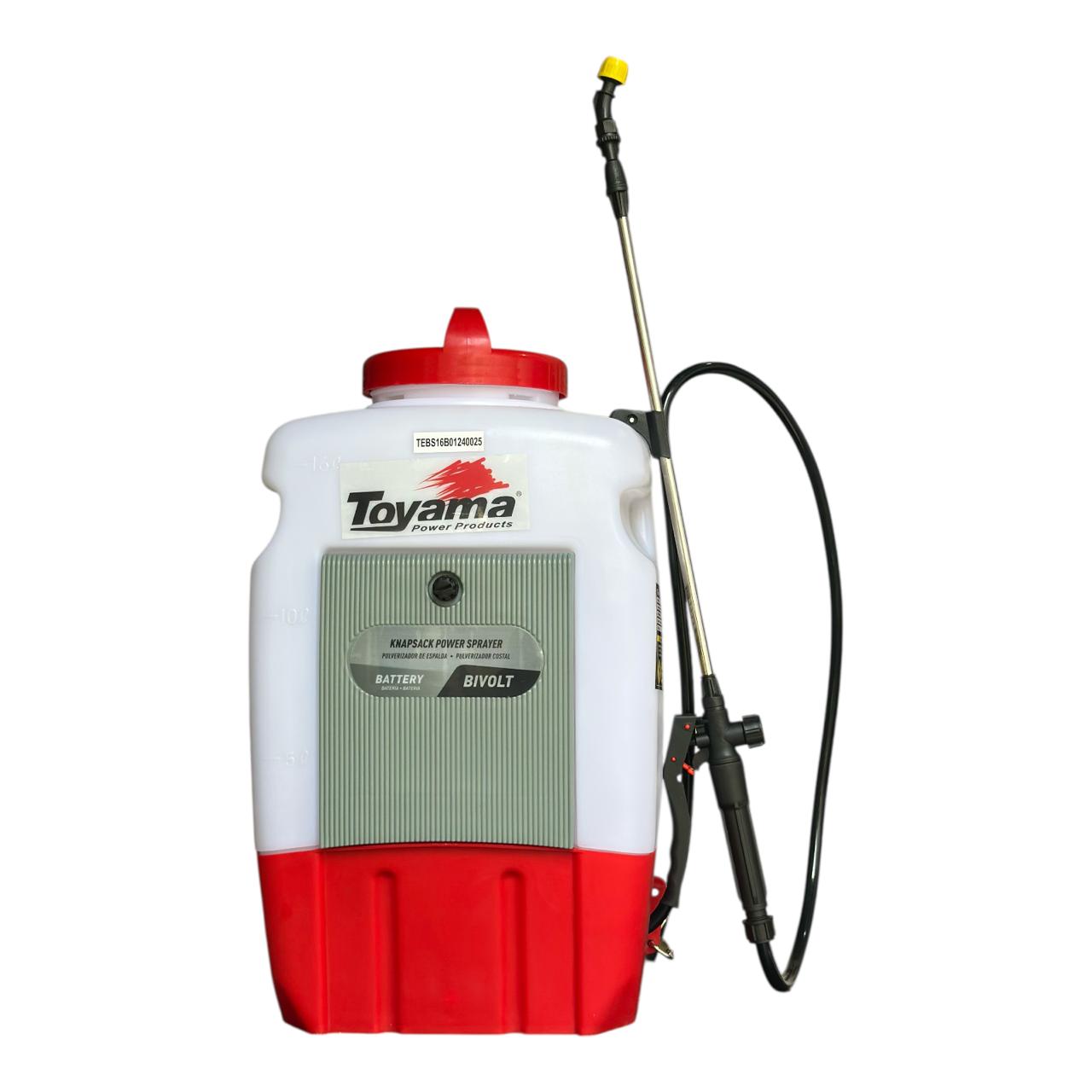 FUMIGADORA DE MOCHILA A BATERÍA TOYAMA 16 LITROS 526-004